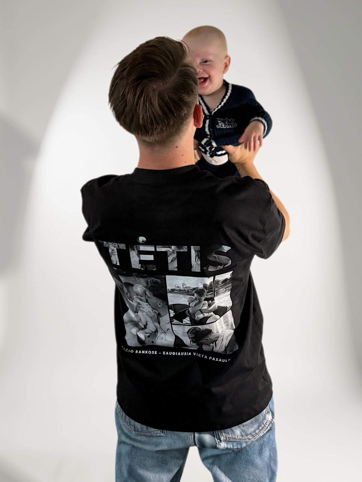 Personalizuoti marškinėliai su nuotraukomis "TĖTIS" - Image 2