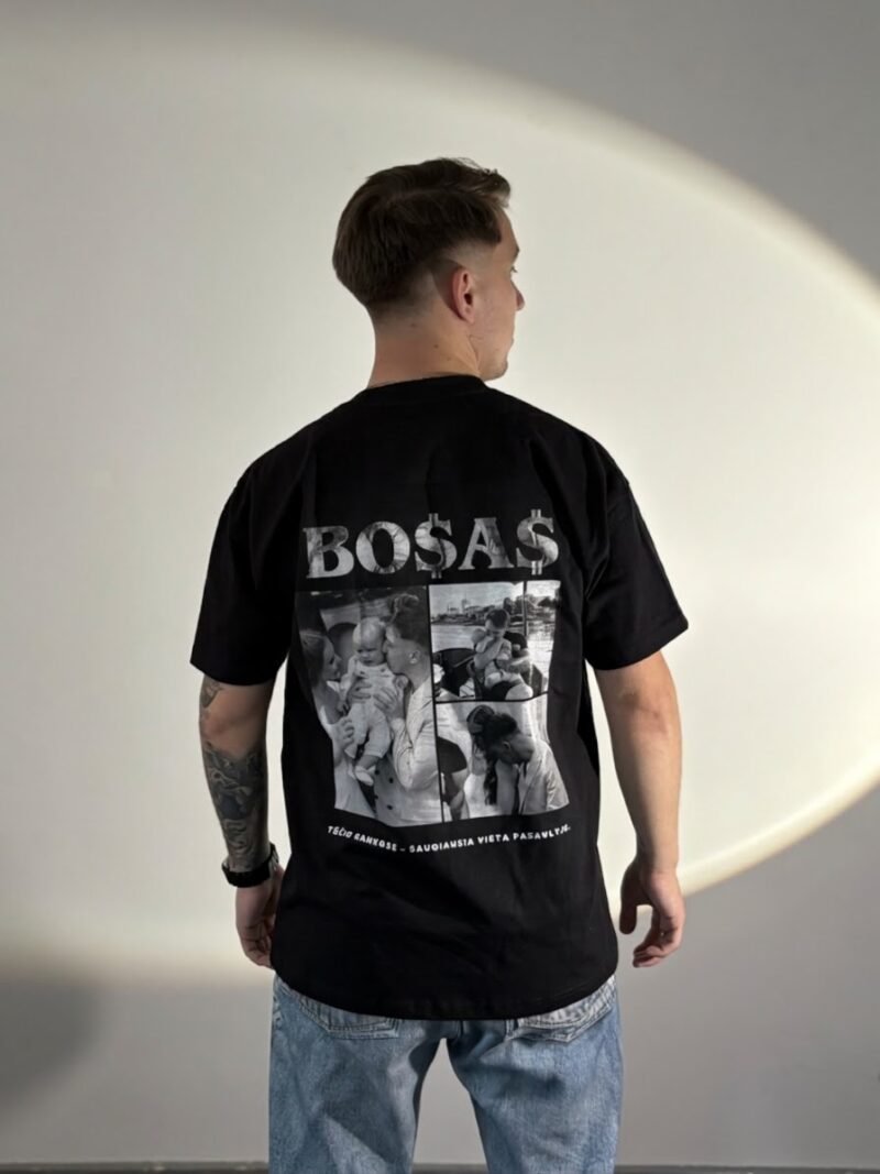 Personalizuoti marškinėliai su nuotraukų koliažu "BO$A$"