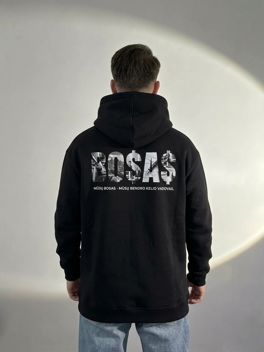 Personalizuotas megztinis su nuotraukomis „BO$A$“